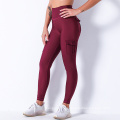 Sportswear Heart Butt Yoga Pants Tummy Control Leggings High Waist Scrunch Pocket Butt Leggings